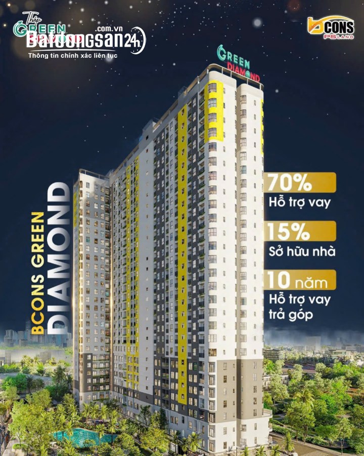 Căn hộ xác Metro giá F0 CĐT Bcons (tặng ipad + 1chỉ vàng PNJ + rút thăm Madaza 6)