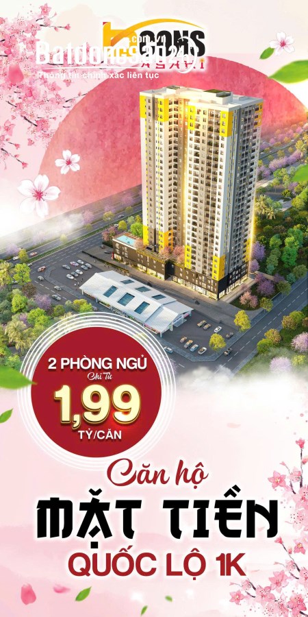 1,5TỶ SỞ HỮU CĂN HỘ Bcons Asihi, Đường Thống Nhất 2, Phường Đông Hòa (TP Dĩ An cũ)