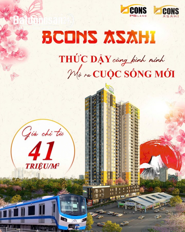 1,5TỶ SỞ HỮU CĂN HỘ Bcons Asihi, Đường Thống Nhất 2, Phường Đông Hòa (TP Dĩ An cũ)